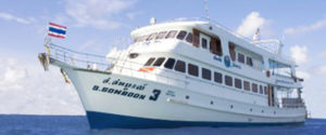 Liveaboard Somboon 3 at Similan island Thailand