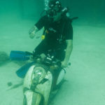 Underwater scooter at racha yai