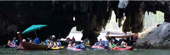 sea canoe james bond island cave phang nga